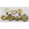 Image 2 : 7 Assorted Asian Hardstone and Bronze Pendants