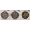 Lot of 1881, 1884-O & 1890-O $1 Morgan Silver Dollar Coins