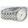 Image 2 : Rolex Mens Stainless Steel 36MM Silver Index Datejust Wristwatch