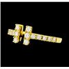 Image 1 : 0.40 ctw Diamond Ring - 18KT Yellow Gold