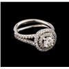 1.14 ctw Diamond Ring - 14KT White Gold