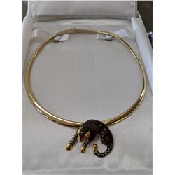 Leopard Pendant Gold Jewelry