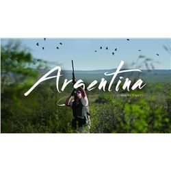 Cordoba Valley Argentina 3 Day Dove Hunt for 2 people