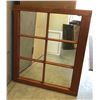 Image 1 : PINE FRAMED MIRROR - 34" x 29"