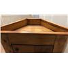 Image 2 : PINE CORNER CABINET WITH UPPER BOXED IN PLANTER - 40" H x 37" W x 18" D