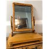 Image 1 : ANTIQUE PINE SHAVING MIRROR