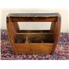 Image 1 : ANTIQUE SHOE SHINE BOX - 10" L