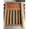 Image 1 : NATIONAL WASHBOARD CO. MADE OF TIN WITH WOOD DOWELS