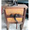 Image 2 : ANTIQUE HAND CRANK CORN SHELLER WITH ORIGINAL STENCILING
