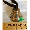 Image 1 : BRASS BELL ON LEATHER STRAP
