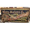 Image 1 : WARD MACKEY CO. BISCUIT CRATE WITH ORIGINAL DECAL - PITTSBURG