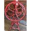 Image 1 : STAR MILL ANTIQUE COFFEE GRINDER - DOUBLE WHEELED CAST WITH HOPPER - APPROX 5' - PATENT 1884