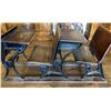 Image 1 : ANTIQUE DOUBLE SEATED SCHOOL DESK