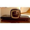 Image 1 : VINTAGE MID CENTURY GERMAN MADE MAUTHE MANTLE CLOCK - WORKING WITH KEY