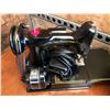 Image 2 : SINGER FEATHERWEIGHT SEWING MACHINE WITH CASE & ACCESSORIES.