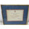 Image 1 : Framed 1966 Jim Nabors Recognition Award from United Service Organizations