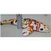 Image 11 : Glazed Multicolored Ceramic Koi Fish, Artist Signed, 15" Long