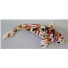 Image 1 : Glazed Multicolored Ceramic Koi Fish, Artist Signed, 15" Long