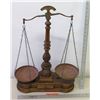 Image 9 : Antique Scale w/ Lettering & 1786 Etched on Metal Plate, 23" H