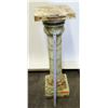 Image 9 : Tall Marble Column Pedestal 42.5"H (top surface 13" x 13)