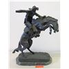 Image 1 : Frederic Remington Bronze Sculpture 'The Broncho Buster' Approx. 24" H