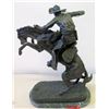 Image 8 : Frederic Remington Bronze Sculpture 'The Broncho Buster' Approx. 24" H