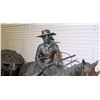 Image 11 : Large Truman Bolinger Bronze Sculpture 'Headin for the Green River Rendezvous' Approx. 5' Long, 17" 