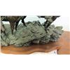 Image 17 : Large Truman Bolinger Bronze Sculpture 'Headin for the Green River Rendezvous' Approx. 5' Long, 17" 