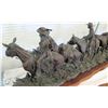 Image 23 : Large Truman Bolinger Bronze Sculpture 'Headin for the Green River Rendezvous' Approx. 5' Long, 17" 