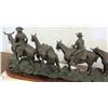 Image 27 : Large Truman Bolinger Bronze Sculpture 'Headin for the Green River Rendezvous' Approx. 5' Long, 17" 