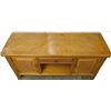Image 2 : Wooden Sideboard with Woven Rattan Paneling, 60"L x 20.5"D x 29"H