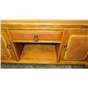 Image 8 : Wooden Sideboard with Woven Rattan Paneling, 60"L x 20.5"D x 29"H