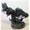Image 10 : Elie Hazak Bronze Sculpture on Marble Base 'Buffalo Attack' (Ltd. Ed. 5 of 30), Approx. 26" H
