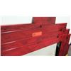 Image 2 : Red Geometric Lacquered Mirror 59" x 54"
