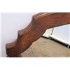 Image 4 : Very Large/Oversized Oblong Mirror with Dark Wooden Frame 91" x 48"
