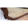 Image 9 : Very Large/Oversized Oblong Mirror with Dark Wooden Frame 91" x 48"