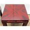 Image 4 : Pair of Lacquer-Enameled Side Tables 20"x20"20"H (glass tops not included)