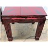 Image 5 : Pair of Lacquer-Enameled Side Tables 20"x20"20"H (glass tops not included)