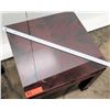 Image 9 : Pair of Lacquer-Enameled Side Tables 20"x20"20"H (glass tops not included)