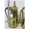 Image 11 : Pair of Tall Brass Samovar w/ Overlay Accents 21"H