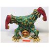 Image 1 : Glazed Plaster Clown, Artist Signed - Alvarez, Mexico 14"H