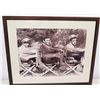 Image 1 : Large Framed Black & White Print - Andy Griffith Show 26.5" x 21.5"
