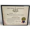 Image 1 : Framed Jim Nabors 'Tennessee Colonel Aide de Camp' Commission w/ Signatures & Seal