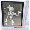 Image 5 : Framed Black & White Basketball Player Signed Phototograph to Jim Nabors