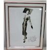 Image 1 : Framed Mildred Huie Autographed Black & White Photograph to Jim Nabors