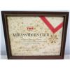 Image 1 : Framed TWA Jim Nabors Ambassadors Club Membership Certificate