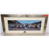 Image 1 : Autographed Indianapolis Motor Speedway Photograph w/ Multiple Signatures 40" x 20"
