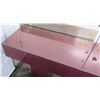 Image 5 : Modern Pink Composite Console Table w/ Glass Top, Synthetic Material  78" x 15" x 30"