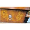 Image 5 : Antique Burl French Empire Chest of Drawers w/ Jim Nabors Tag