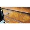 Image 6 : Antique Burl French Empire Chest of Drawers w/ Jim Nabors Tag